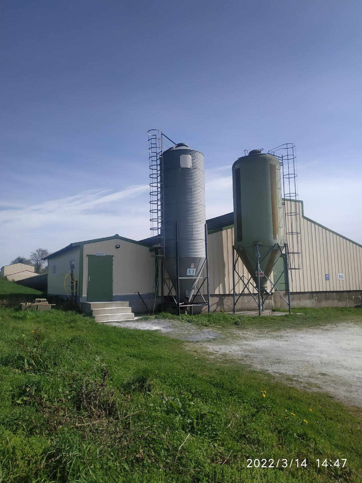 Bâtiment élevage hors sol